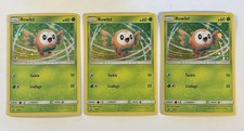 3x Rowlet #SM22 Holo SM Promos Pokemon LP on eBay