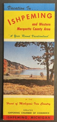 Ishpeming and Western Marquette County Area Michigan multi-fold brochure