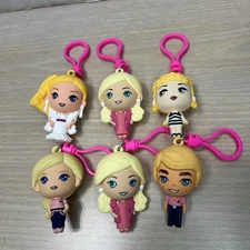 Monogram Figural Bag Clips Barbie - Lot of 6 Keychain