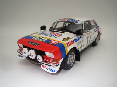 OTTO Models OT309UVI Peugeot 504 Coupé V6 (Safari Rallye) Nicolas #4 1:18 OVP !