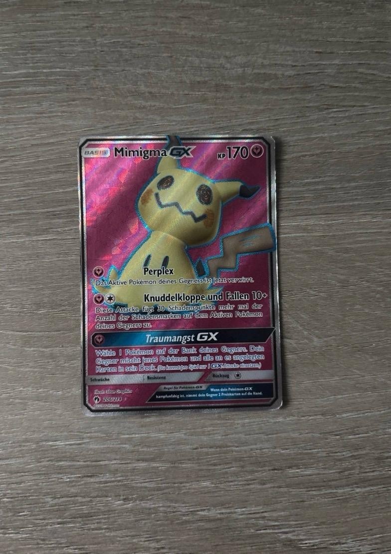 Mimikyu gx (full art) 206/214 holo Lost Thunder GE