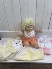 vintage cabbage patch doll lot clothes lot And Doll