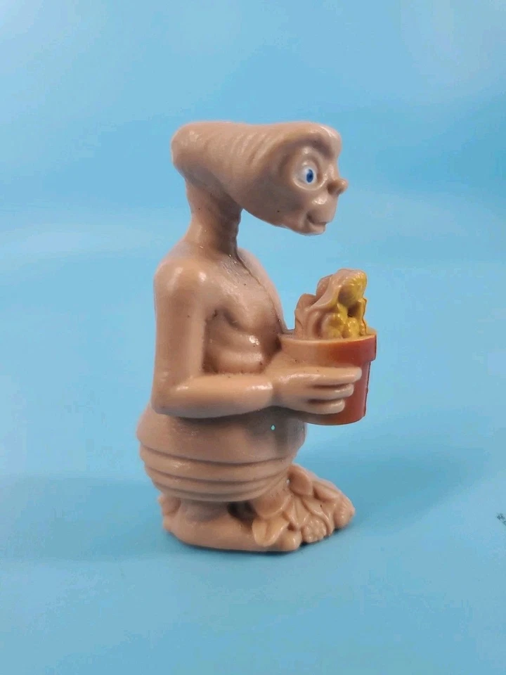 Vintage 1982 E.T.  Figura extraterrestre da LJN Toys PVC topo de bolo anos 80 - Imagem 3 de 4