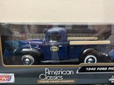 Motormax 1940 Ford Pick-Up Truck BUSH'S BEST, 1:24 Scale Die-Cast, New in Box