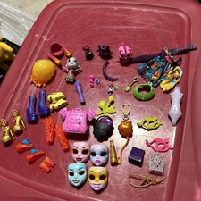 Original Mattel Monster High Doll Huge Lot Of Accessories Pets Purses