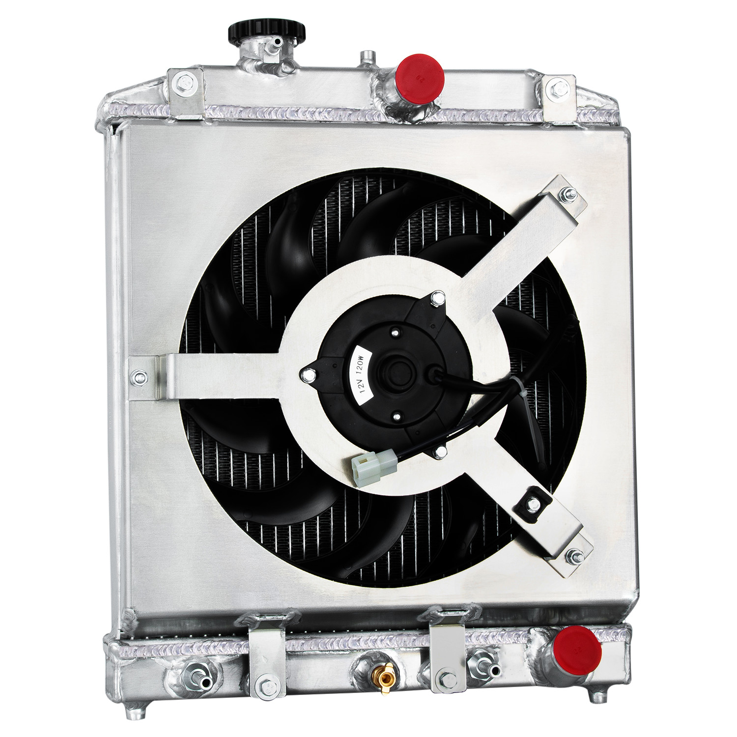 For 1992-2000 Honda Civic SOL EG EG EK INTEGRA DB AT 2 ROW Radiator Shroud Fan