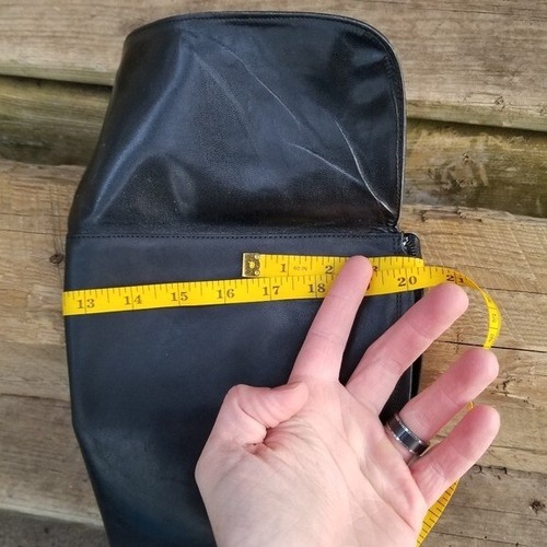 Ralph Lauren Mallarie Knee High OTK Fold Over Equestrian Riding Tall Boots 9.5 - Foto 8 di 11