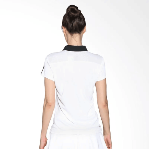 *Adidas Women's Club Polo -White/Black- UK Size 12-14- 50% Off RRP £30 - Picture 2 of 3