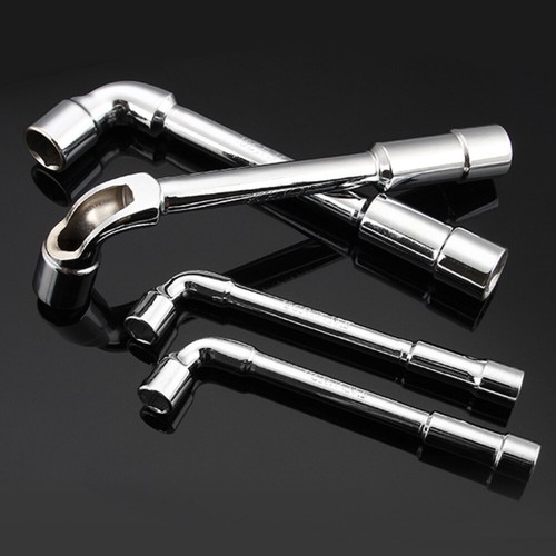 L-Shaped Socket Wrench Spanner 7-Shaped Pipe Type Double Head Elbow Perforated - Picture 9 of 16