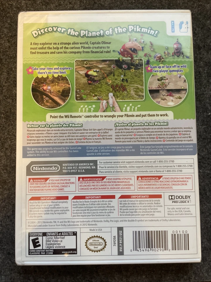 Pikmin 2 (Nintendo Selects) (Nintendo Wii, 2012) Brand New Factory Sealed - Image 2 of 4
