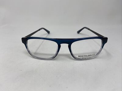 BOOTH & BRUCE BB2005 52/20/143 TURQUOISE STONE GRAY EYEGLASSES FRAME 9839
