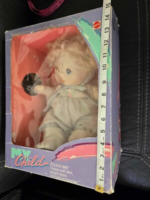Poupée Mattel My Child / Mon Enfant 1985 - Rousse Yeux Bleus (Vintage)
