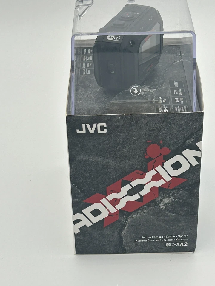 JVC GC-XA2 1080 HD WiFi Action Camera Adixxion Time-Lapse Photo/Video Burst Mode - Image 2 of 4
