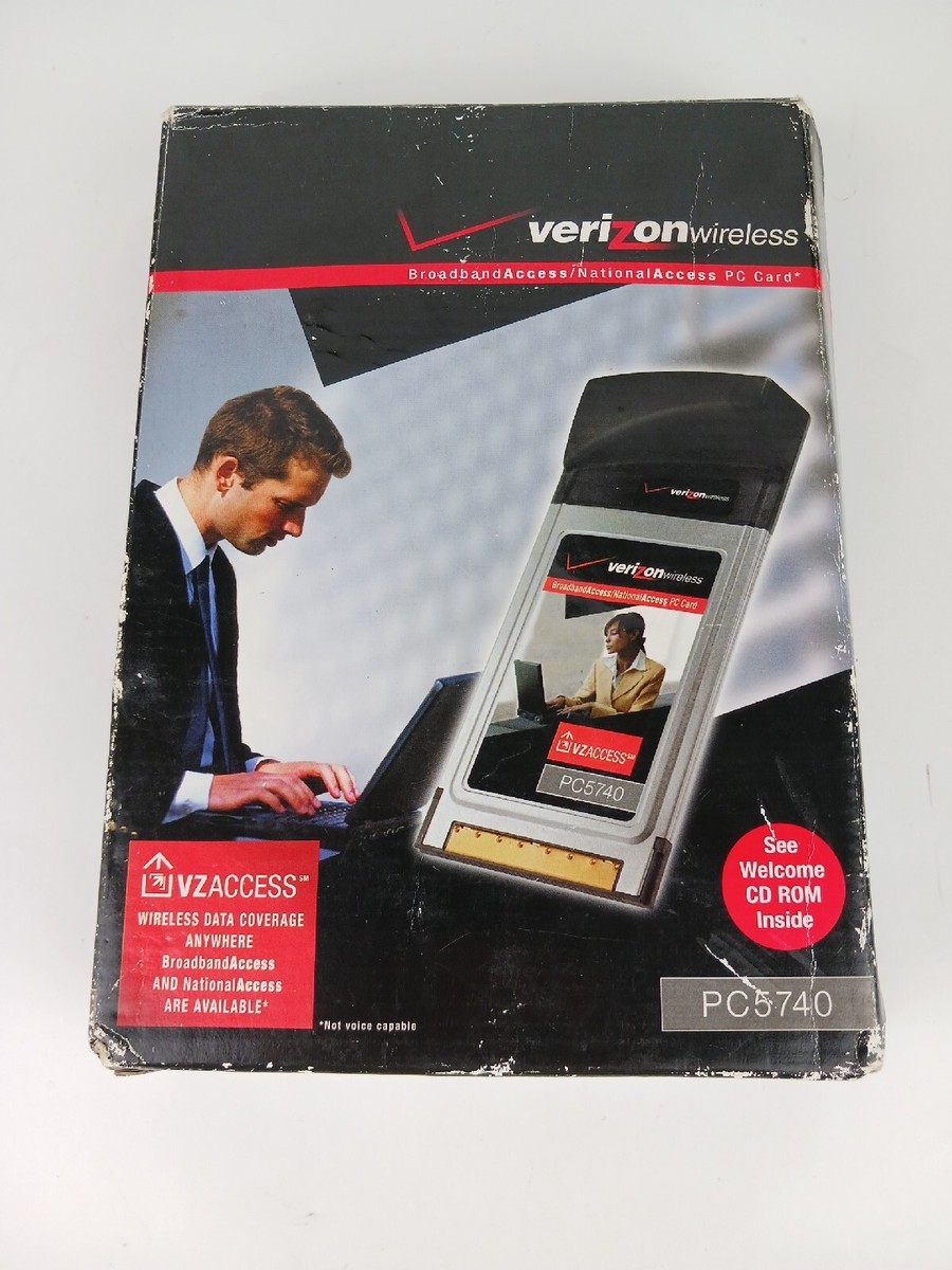 PASS CARD インターネットのパソコン Verizon Wireless PC Card PC5740 Broadband Access/NationalAccess