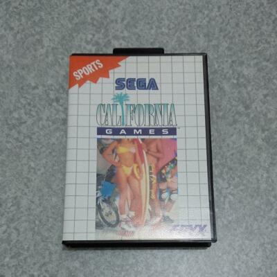 SEGA MD MEGA DRIVE CALIFORNIA GAMES GOOD CONDITION WITH MANUAL