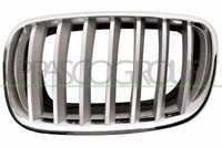 Prasco KüHlergitter Links FüR BMW X5 E70 3.0D Xdrive30D Titan Chrom