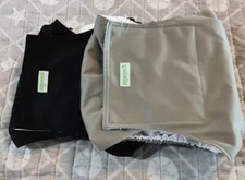 2 Wegreeco Male Dog Belly Band * Large / Black/Gray * Washable, Reusable