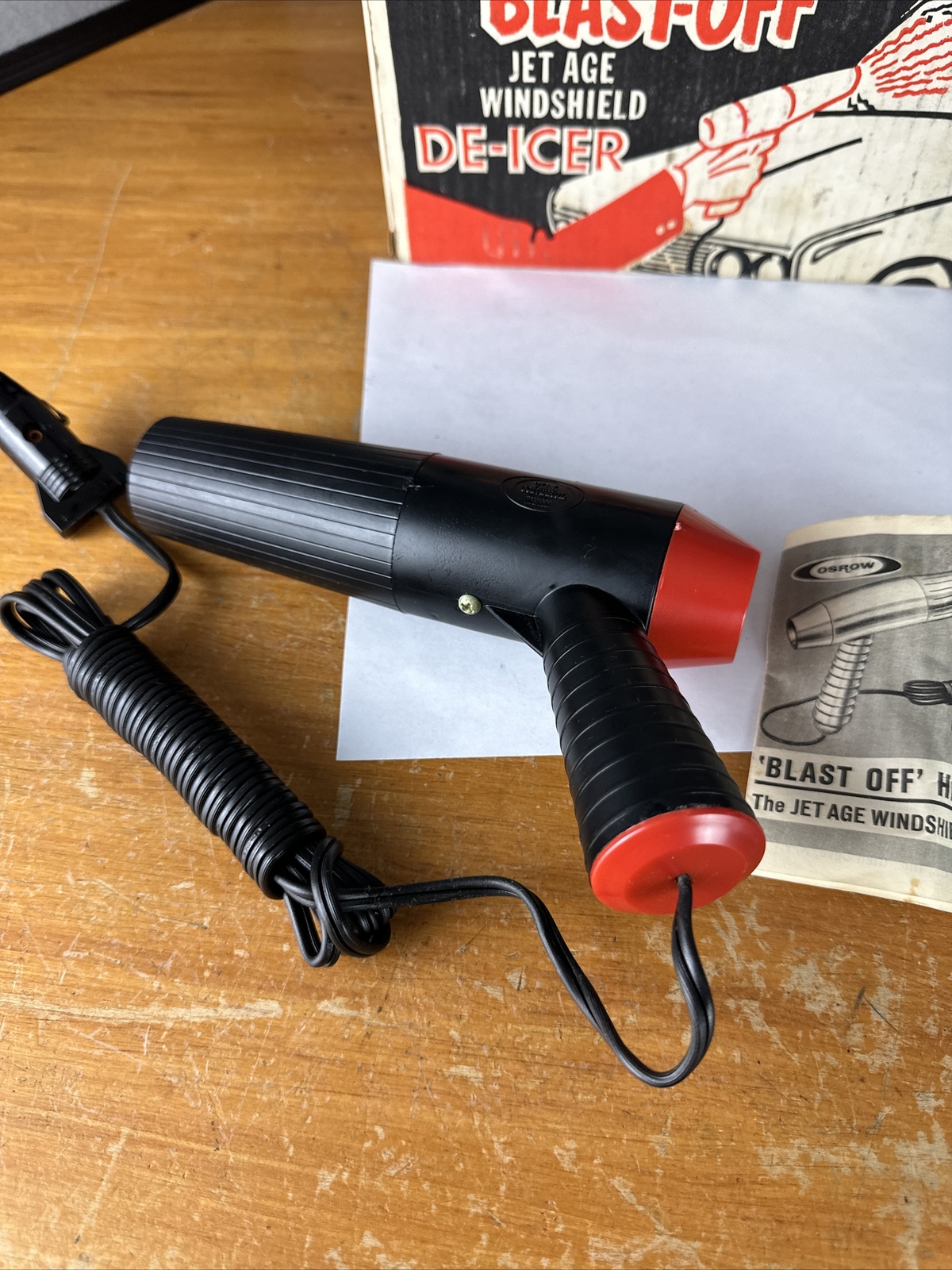 NOS Vintage BLAST-OFF Chevy/GM Ford Mopar Hot Rod Auto WINDSHIELD DE-ICER GUN