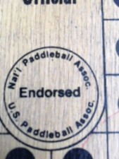 VINTAGE MARCRAFT PADDLEBALL RACQUET OFFICIAL