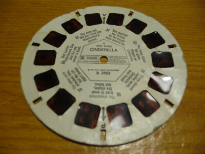 SAWYER'S 3D VIEWMASTER ROLLEN CINDERELLA B3183 ALADDIN & DIE WUNDERBARE LAMPE B3351