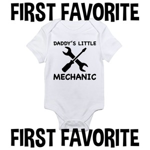 mechanic baby onesie