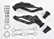 1955-1957 Chevrolet headers black coated