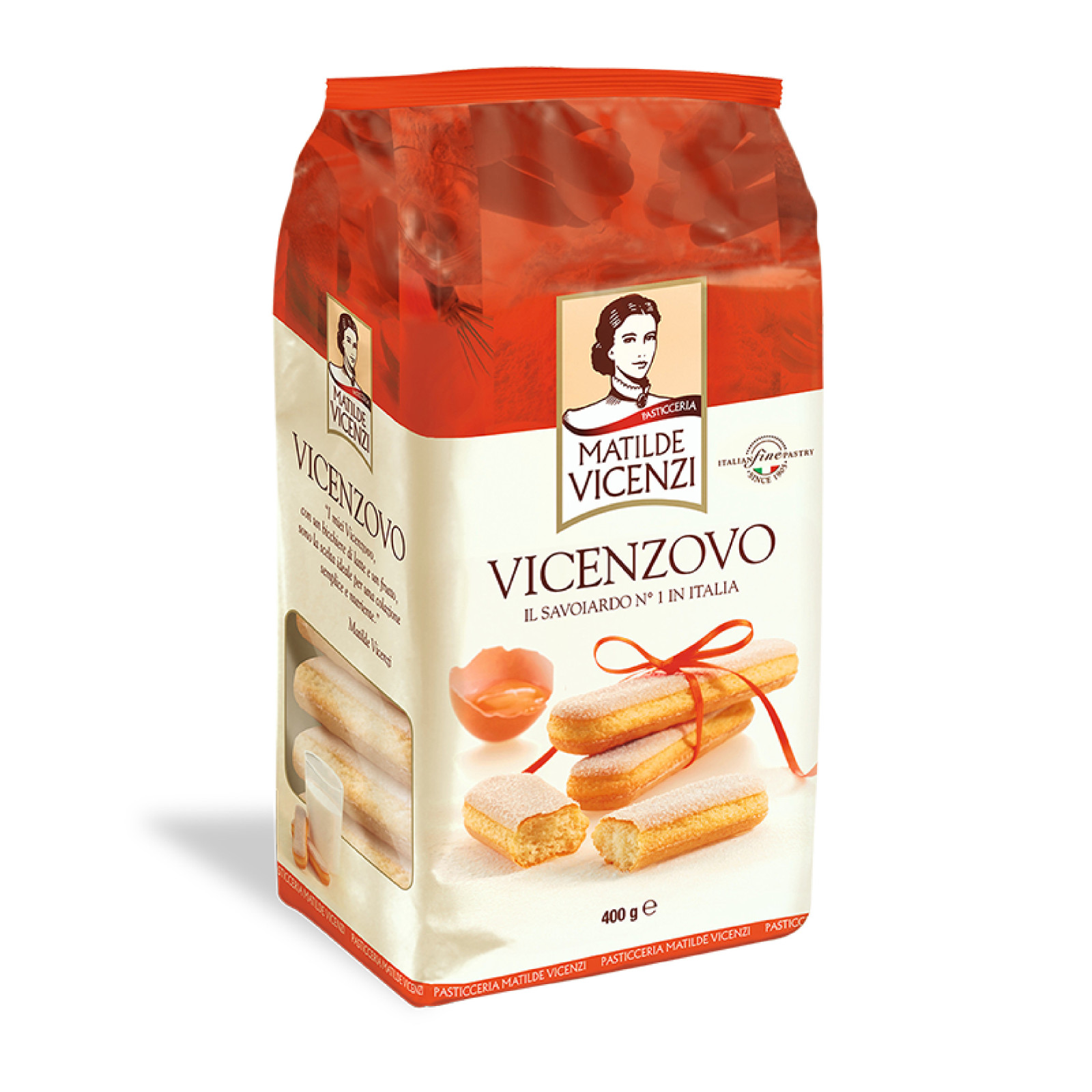 Vicenzovo Ladyfingers 400g Matilde Vicenzi Savoiardi Sponge Fingers for Tiramisu
