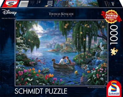 Schmidt 1000 Piece Jigsaw Puzzle - Disney The Little Mermaid & Prince Eric