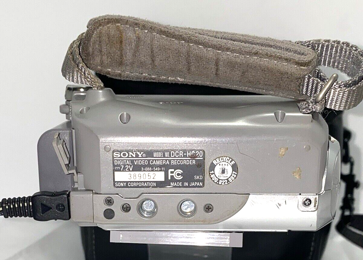 Sony Handycam Super Steady Shot 120x Digital Zoom DCR-HC20 - (FOR