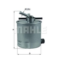 Mahle Kraftstofffilter Filter FüR Nissan X-Trail Patrol GR V Wagon