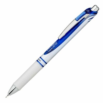 BLN75-PWC Pentel EnerGel Pearl RTX Deluxe Gel Pen, 0.5mm, Blue Ink, Pack of 1