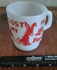 Vintage Anchor Hocking Milk Glass Mug Las Vegas