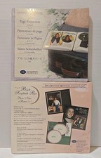 Creative Memories 7x7 Black Scrapbook Pages 2002  Pkg of 12 Page Protectors