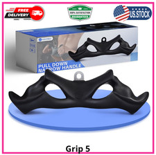 LAT Pulldown Attachments-LAT Pull Down Bar with Ergonomic 5, Narrow Grip