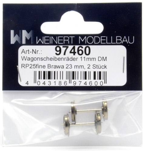 Weinert • 97460 • Juego de ruedas • Brawa • RP 25 código 88 Ø 11,0 / - 23,0 - | Zustand: Neu