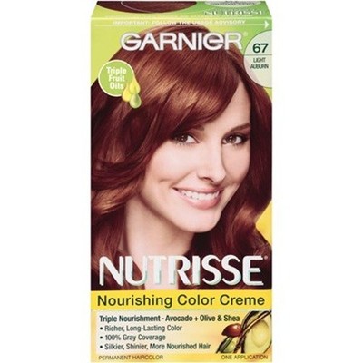 Garnier Nutrisse Permanent Haircolor - 67 Light Auburn