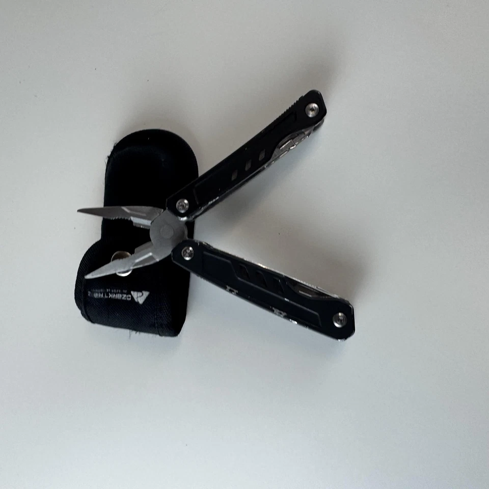 Ozark Trail Multi Tool Folding Pliers Black Stainless with Sheath EDC Camping - Image 4 of 4
