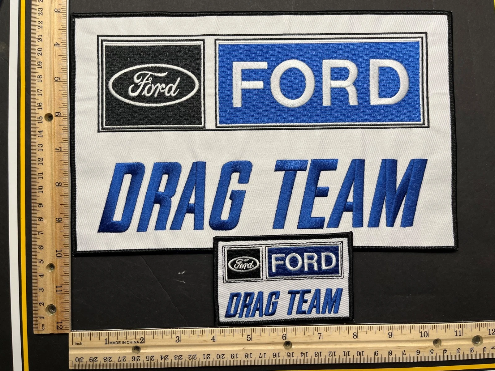 NHRA Ford Drag Racing Bomber Jacket FORD BLUE 2XL ? - product detail image 3