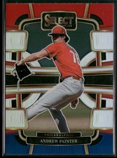 2024 Panini Select #67 Andrew Painter Red and Blue Prizms