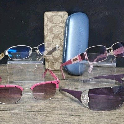 Sunglasses Frames Lot Coach Marc Jacobs Armani Parts Repair Lens Replacement 