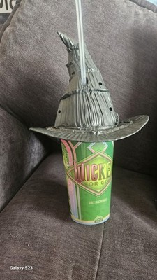 Wicked Cinema Drink Cup w Elphaba Hat Topper Lid (32oz) NEW Cineworld Exclusive