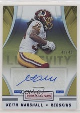 2016 Panini Rookies & Stars True Blue 45/49 Keith Marshall #RLS-KML Auto 0v0