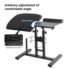 Adjustable Tattoo Tray Work Station Drawing Equipment Supply Desk Table Mobile