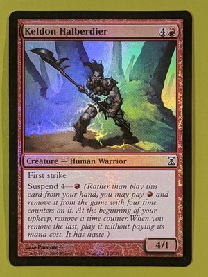 FOIL Keldon Halberdier x1 Time Spiral 1x Magic the Gathering MTG