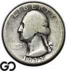 1932-D Washington Quarter, Lower Mintage Key Date Denver Issue