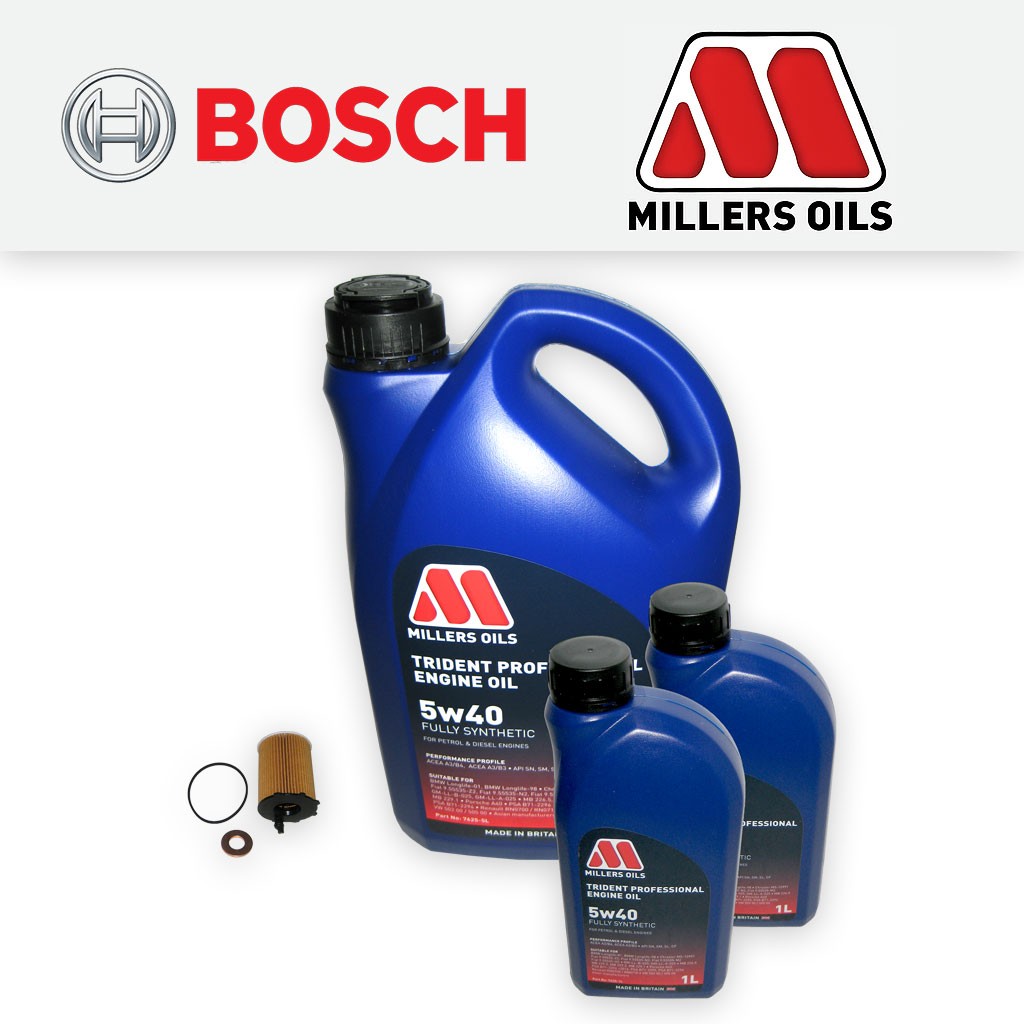 SERVICE KIT for FIAT SCUDO (270) 1.6 D MULTIJET 8V OIL FILTER +OIL (2012-2016)