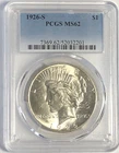 1926 S PEACE "PCGS MS62" - BEAUTIFUL COLOR, LUSTER, HIGH POINTS - MUST HAVE!💥✅