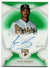 2020 Topps Definitive Collection Jesus Luzardo Rookie Auto /25