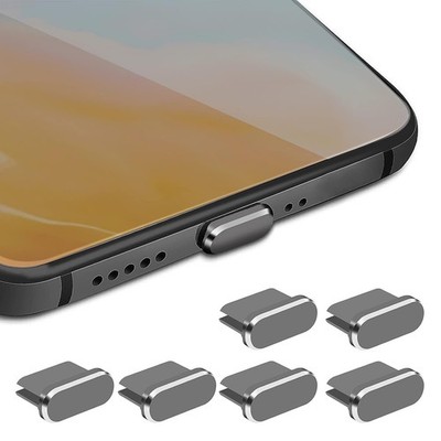 Cobee Type C Dust Plug Set, 6 Pieces Aluminium Alloy USB C Anti Dust Cover Caps