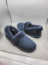 Skechers Cozy Campfire Vegan Rhinestone Slippers Women's 9M Navy A283